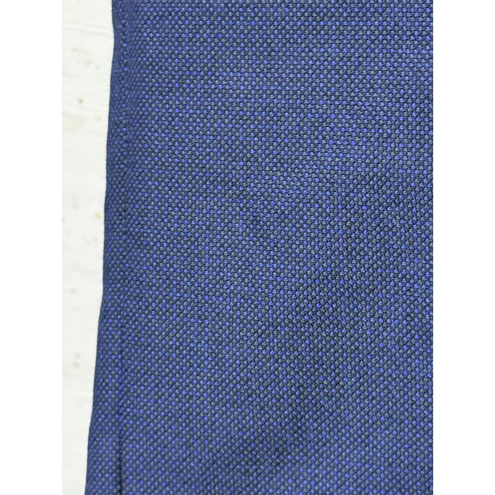 Van Heusen Mens Dress Pants 34x30 Navy Blue Pleated Polyester/Rayon Blend Slacks - Picture 5 of 8